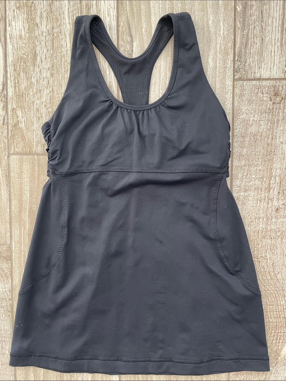 Lululemon athletica black bra tank, size 6, EUC